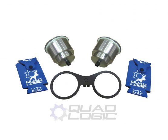 Polaris RZR Grab Handle Cup Holder Kit with Can Koozies by Quad Logic