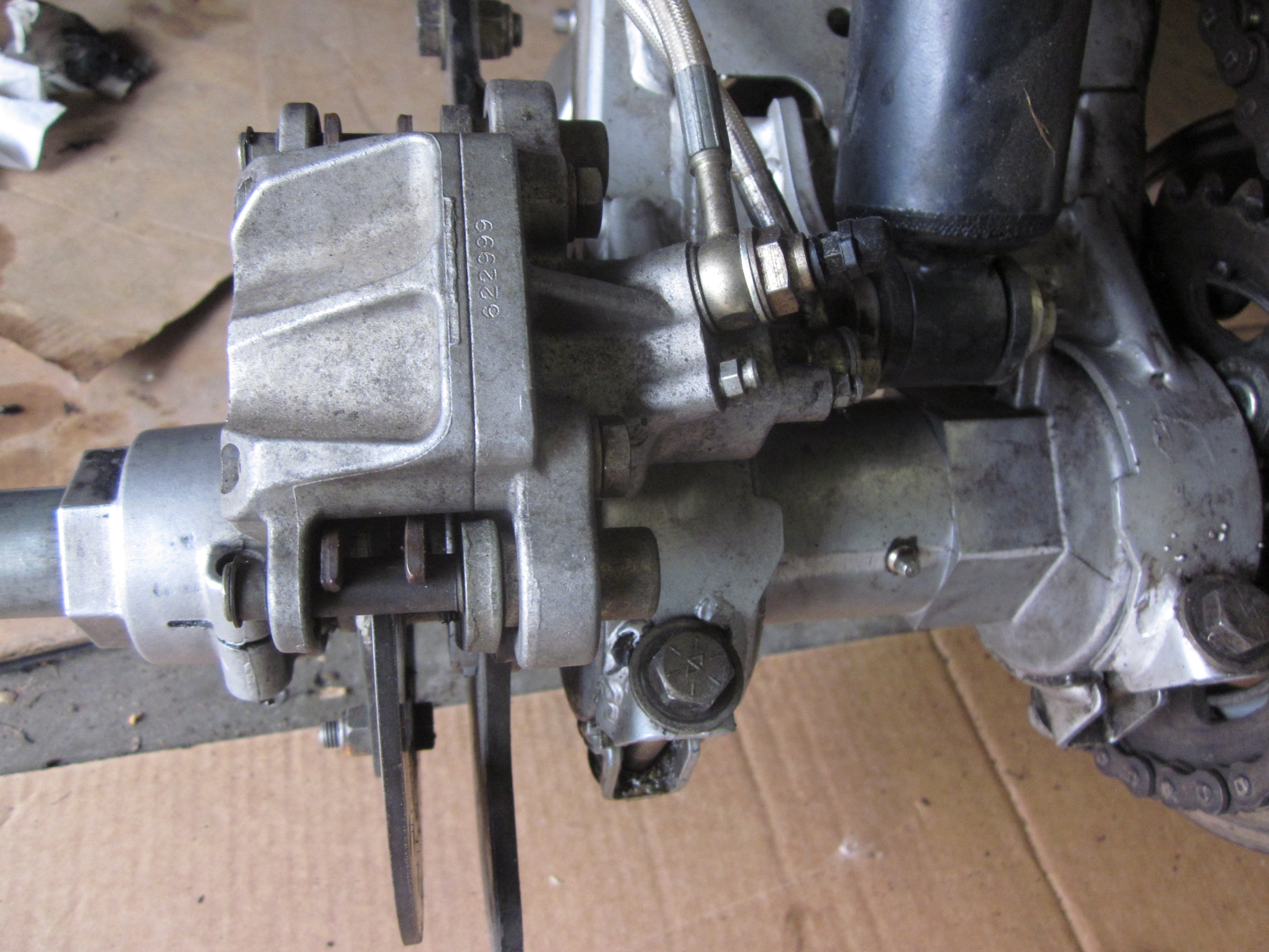 Scrambler 500 Rear Brake Caliper And Pads Quad Logic